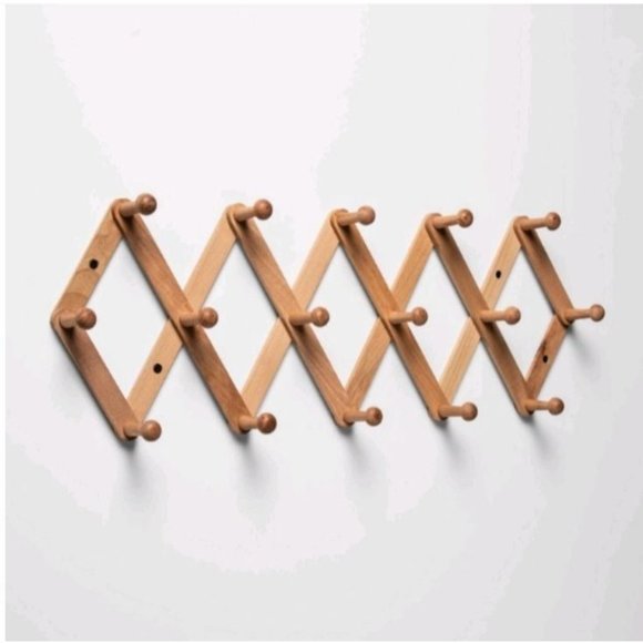 Target Wall Decor Large Wooden Accordion Hook Rail Threshold Poshmark